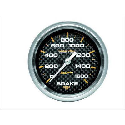 Auto Meter Carbon Fiber Electric Brake Pressure Gauge - 4867